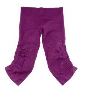 Lululemon In the Flow Crop Legging Women's Size 6 Heathered Regal Plum